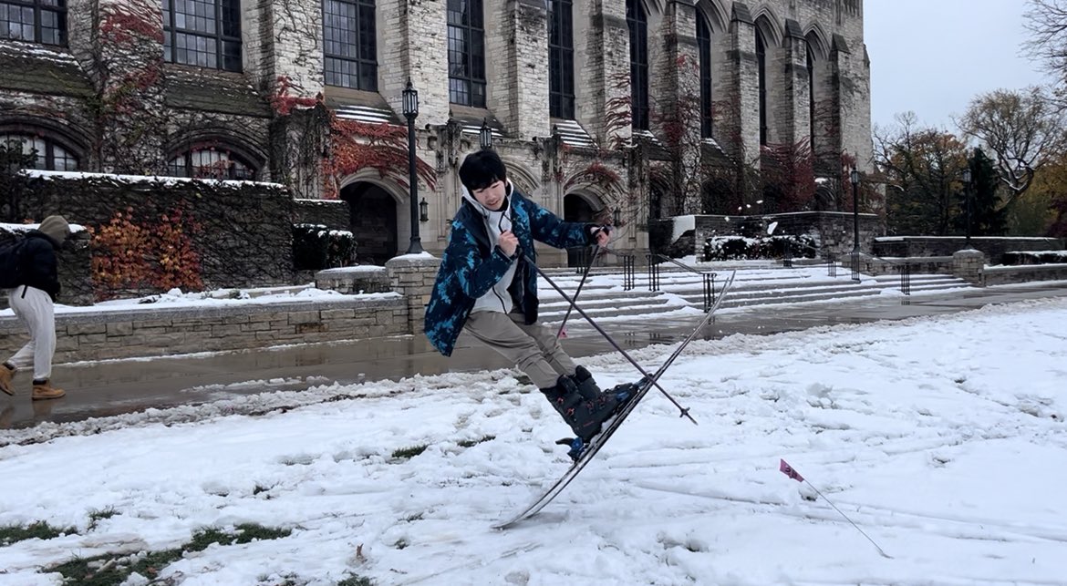 mof_ti's tweet photo. Happy Snowvember yaw @NorthwesternU https://t.co/ePj9PiPk4c