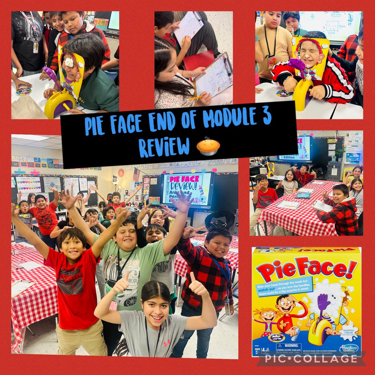 Jacqueline Salazar (@jsalazar35) on Twitter photo 🎉 We closed out Module 3 reviewing multiplication, division, area & perimeter through the Pie Face Game! It was all laughs, surprises, and smiles. Students called it the ‘best day ever’— proof that math can be fun😎💡💪 #FinishStrong #ThanksgivingBreak <a href="/CarrollES_AISD/">Carroll Elementary</a> 🎉 We closed out Module 3 reviewing multiplication, division, area & perimeter through the Pie Face Game! It was all laughs, surprises, and smiles. Students called it the ‘best day ever’— proof that math can be fun😎💡💪 #FinishStrong #ThanksgivingBreak <a href="/CarrollES_AISD/">Carroll Elementary</a>
