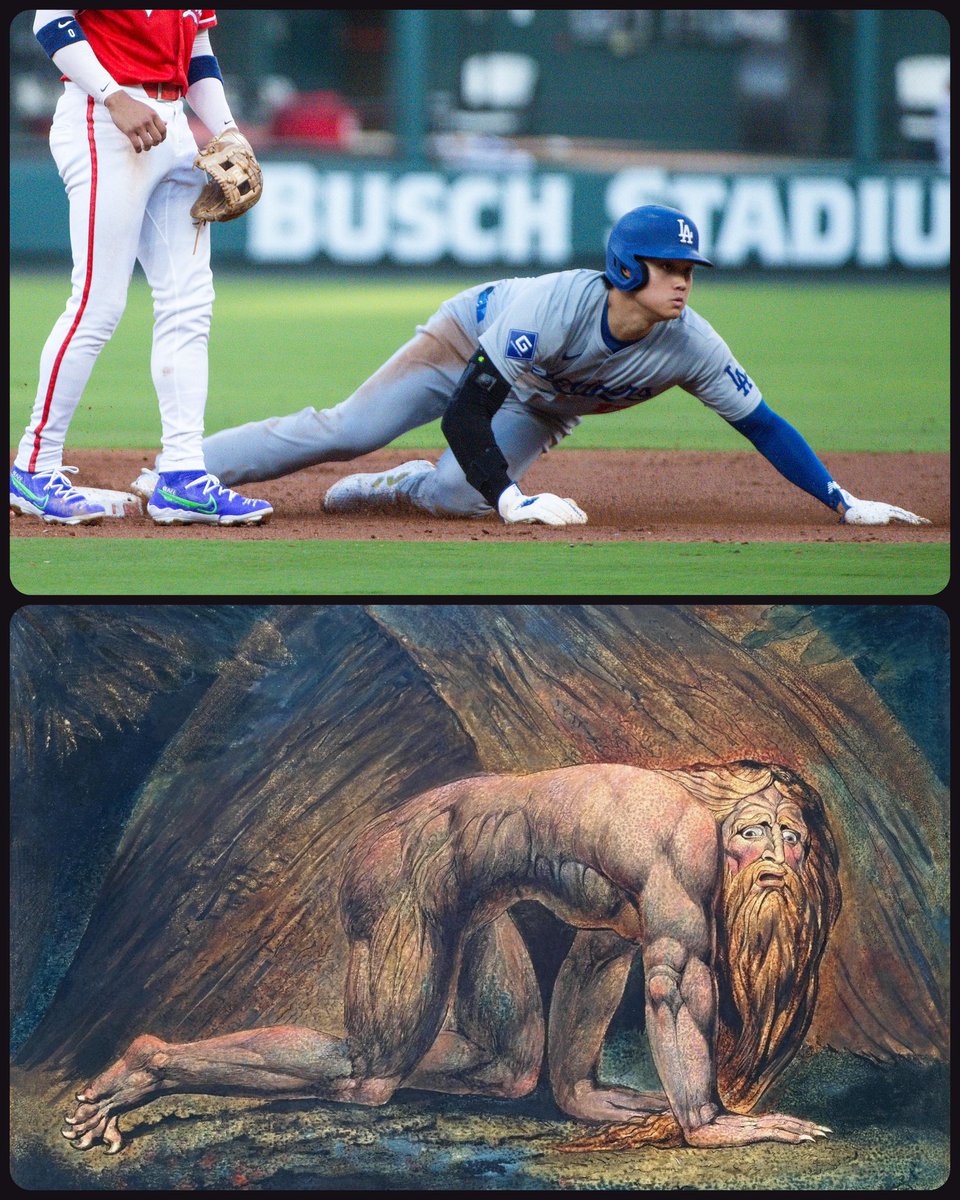 ArtButSports's tweet photo. Nebuchadnezzar, by William Blake, 1795-1805, 📸 by @JeffCurryPhoto https://t.co/QL3HG5Bmyx