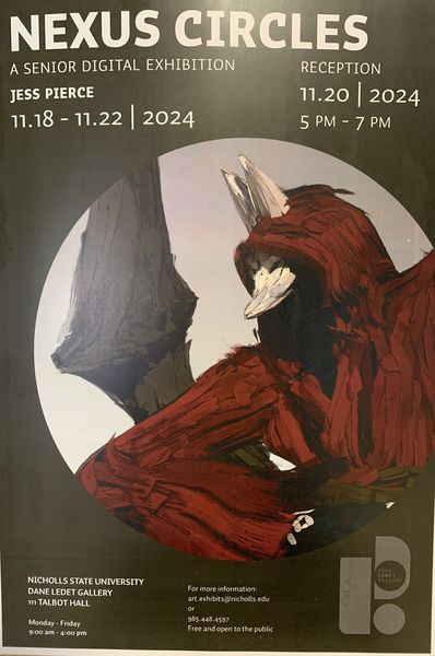 JoyJoyagpi's tweet photo. Very proud of this young man's Senior Digital Exhibition this week at Nicholls. He used an Oculus Virtual Reality to immerse his viewers into an animated world he created. One semester to go. https://t.co/BXgoZJyBd8