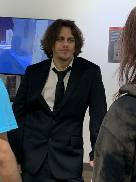 JoyJoyagpi's tweet photo. Very proud of this young man's Senior Digital Exhibition this week at Nicholls. He used an Oculus Virtual Reality to immerse his viewers into an animated world he created. One semester to go. https://t.co/BXgoZJyBd8