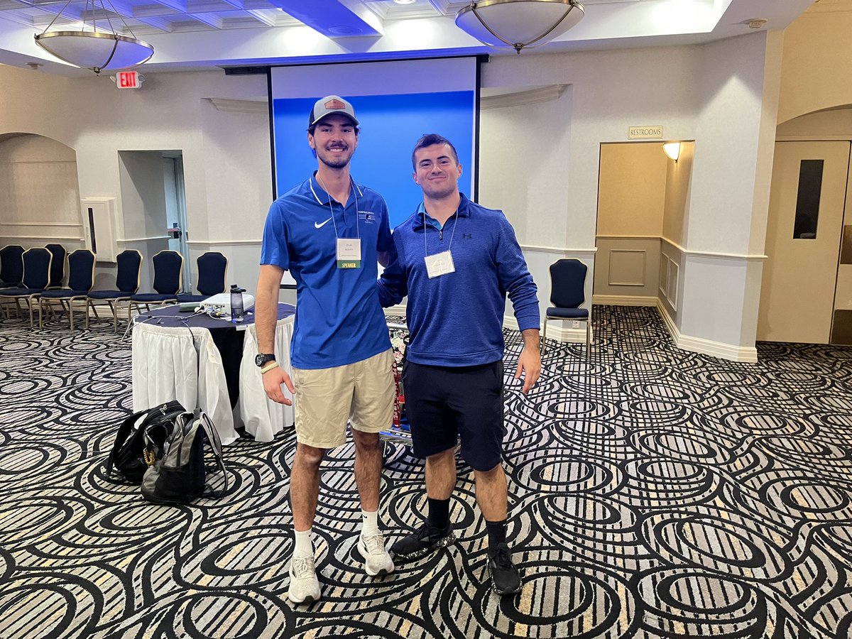 Colin Mediate (@coachmeeds444) on Twitter photo Awesome feeling to see friend, colleague, and former <a href="/_SCFootball/">Springfield Football</a> teammate <a href="/MrDipasqualePE/">Thomas DiPasquale</a> at a professional conference for the first time as REAL teachers in the field!
<a href="/SC_PEHE/">SCPEHE</a> <a href="/SpfldCollege/">Springfield College</a> <a href="/CTAHPERD/">CTAHPERD</a> #PhysEd #physicaleducation Awesome feeling to see friend, colleague, and former <a href="/_SCFootball/">Springfield Football</a> teammate <a href="/MrDipasqualePE/">Thomas DiPasquale</a> at a professional conference for the first time as REAL teachers in the field!
<a href="/SC_PEHE/">SCPEHE</a> <a href="/SpfldCollege/">Springfield College</a> <a href="/CTAHPERD/">CTAHPERD</a> #PhysEd #physicaleducation