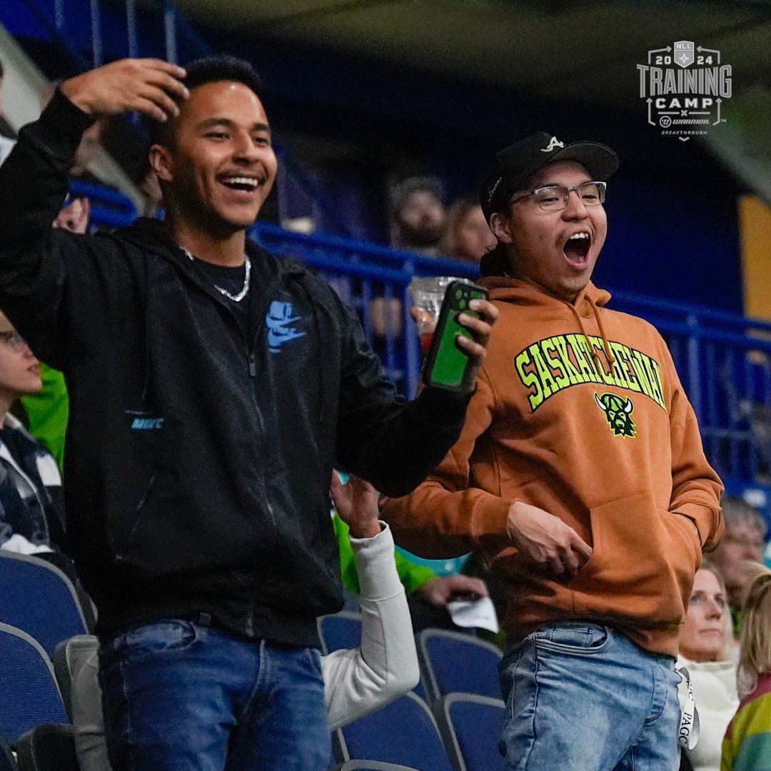 NLL's tweet photo. Sask Nation gearing up… We’ll see you back here on December 14th!

#TrainingCampTakeover https://t.co/mmQCq6uWQZ