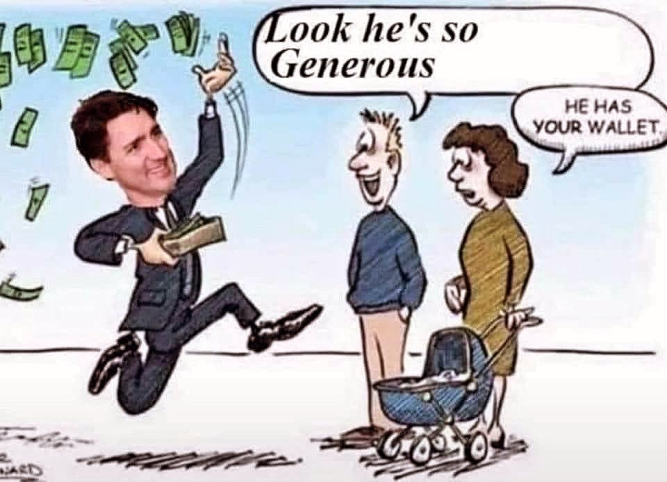 Is temporary tax relief real relief? 💰

Trudeau’s latest trick: hand out *your money* and call it generosity

$250 &amp; a temporary GST break won’t fix years of skyrocketing taxes &amp; inflation

Canadians need real, permanent relief. Axe the tax &amp; make life affordable again. #cdnpoli