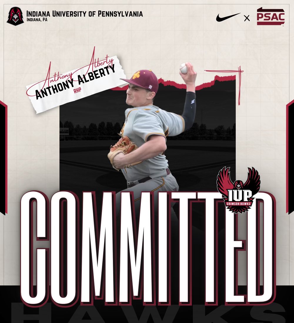 Anthony Alberty 2025 (@alberty_anthony) on Twitter photo I am excited to further my academic and athletic career at IUP. I first off want to thank God, my family and coaches for helping me through the process. I also want to thank Coach Kline for the opportunity! <a href="/IUPBaseball/">IUP Baseball</a> <a href="/WJHS_Baseball/">Walsh Jesuit Baseball</a> <a href="/lou_npa/">Lou NPA Great Lakes</a> <a href="/ReleaseBaseball/">Release Baseball</a> <a href="/AthletesFoL/">FoLAthletes</a> I am excited to further my academic and athletic career at IUP. I first off want to thank God, my family and coaches for helping me through the process. I also want to thank Coach Kline for the opportunity! <a href="/IUPBaseball/">IUP Baseball</a> <a href="/WJHS_Baseball/">Walsh Jesuit Baseball</a> <a href="/lou_npa/">Lou NPA Great Lakes</a> <a href="/ReleaseBaseball/">Release Baseball</a> <a href="/AthletesFoL/">FoLAthletes</a>