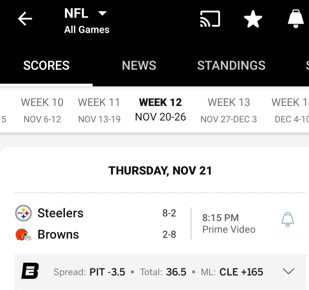 MikeDyer4's tweet photo. MY 2024 NFL PICKS WK 12,,,,THURSDAY NIGHT FOOTBALL,,,,PITTSBURGH STEELERS VS CLEVELAND BROWNS,,,,,,,,MY PICK:::::::PITTSBURGH STEELERS/ UNDER 36.5 https://t.co/mUEqctYdoI
