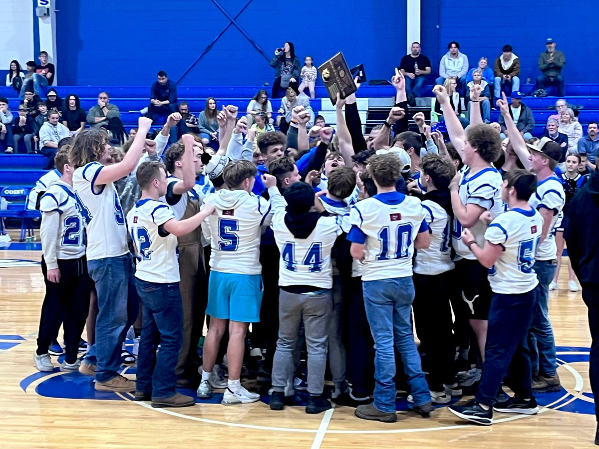 The 2024 Region 1-A champion <a href="/CosbyHSfootball/">CosbyHSfootball</a> team was recognized at halftime tonight, as their region awards were read off during the break.

This team won Cosby’s first ever region title, finished with an 8-3 record (second-best in program history behind the 2006 team at 9-2)