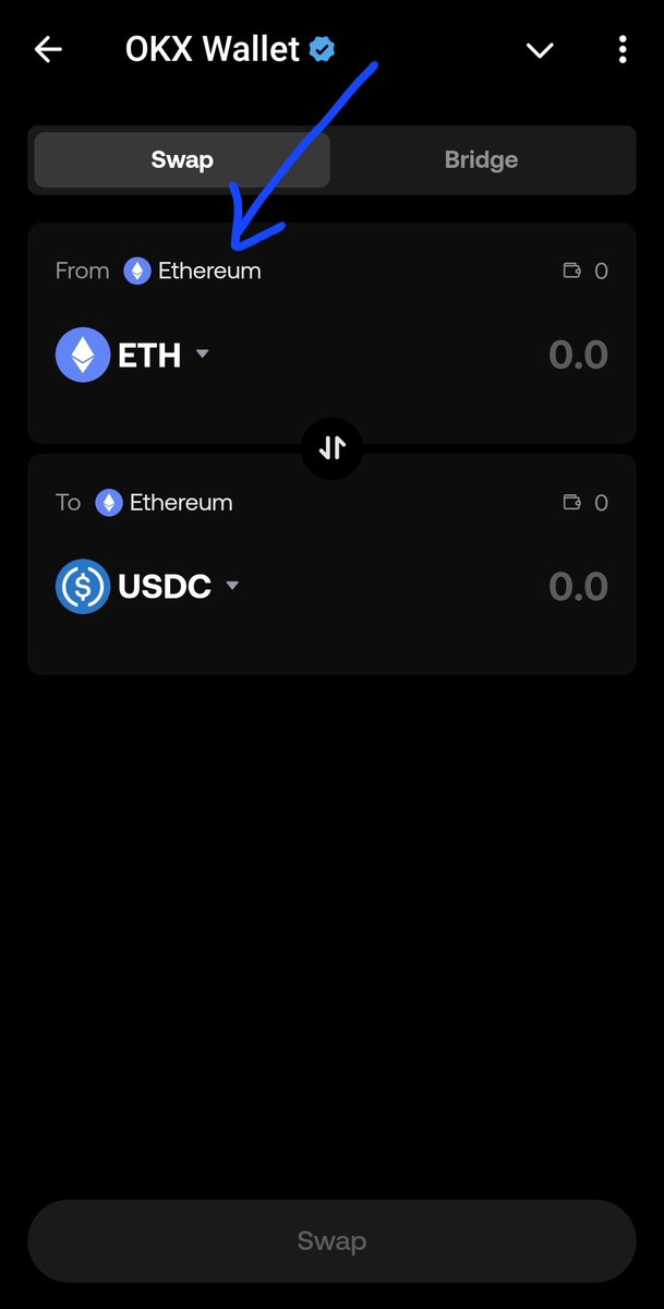 wyckoffweb's tweet photo. Fastest Way to Sell Your $MEMEFI Onchain After Launch

If you plan to claim your $MEMEFI on-chain and want to sell as soon as it launches, selling directly on-chain is your best option. Transferring to a centralized exchange (CEX) might take longer due to potential network congestion.

1. Open MemeFi App and go to the wallet section

2. On the wallet section, Click "Open Wallet"

3. Once your OKX wallet Opens, Click "Swap"

4. Click on the "Ethereum" Part as shown in screenshot to change Network to "Sui"
- Click "30+" as shown in screenshot
- Then, click on "SUI"

5. Once you select "SUI", you should enter $MEMEFI Contract Address in the box as shown in the screenshot.
- $MEMEFI will come up, then click on it. 
- Take note that $MEMEFI contract address will be provided by the team at launch
- Select $SUI at the down part

6. Click "Swap"

Take Note: You'd need $SUI for gas fee to carry out this transaction. 

Check the next tweet under this thread for more screenshots