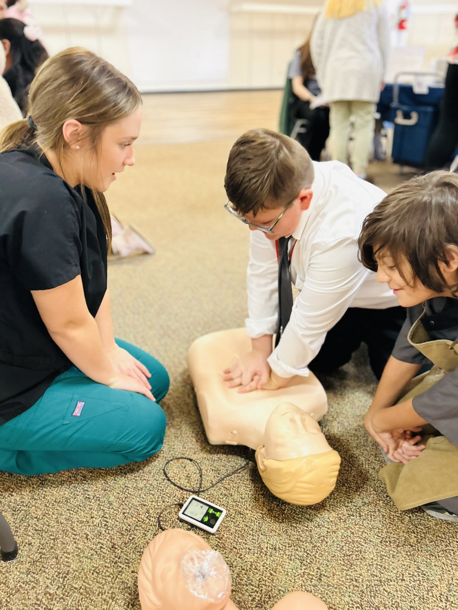 <a href="/JCHSCougars/">Jesse C. Carson High School</a> CTE students highlight careers for all 5th graders across the district at <a href="/RSS_CTE/">RSS CTE</a> ‘s When I Grow Up Event! 🪚🩺