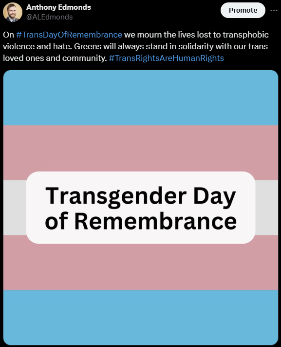ALEdmonds's tweet image. Glad that transphobia is not condoned in Nova Scotia. I'm proud of NS for producing leaders like @TimHoustonNS, @ChenderClaudia and @zachchurchill, who stand up for what's right. Protecting the rights of trans people is protecting the rights of all people. #TransDayOfRemembrance