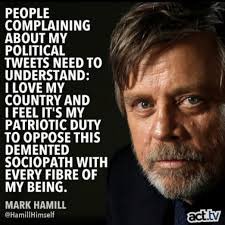 Drop a 💙 for <a href="/MarkHamill/">Mark Hamill</a>, still one of the best democracy defenders! 🙏💙