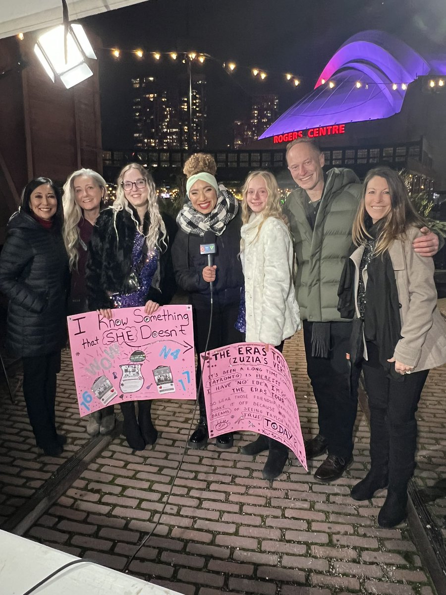 This family surprised their youngest daughter (in the white) with tickets to the concert tonight live on <a href="/CTVToronto/">CTV News Toronto</a> at 5! There were tears of joy all around!