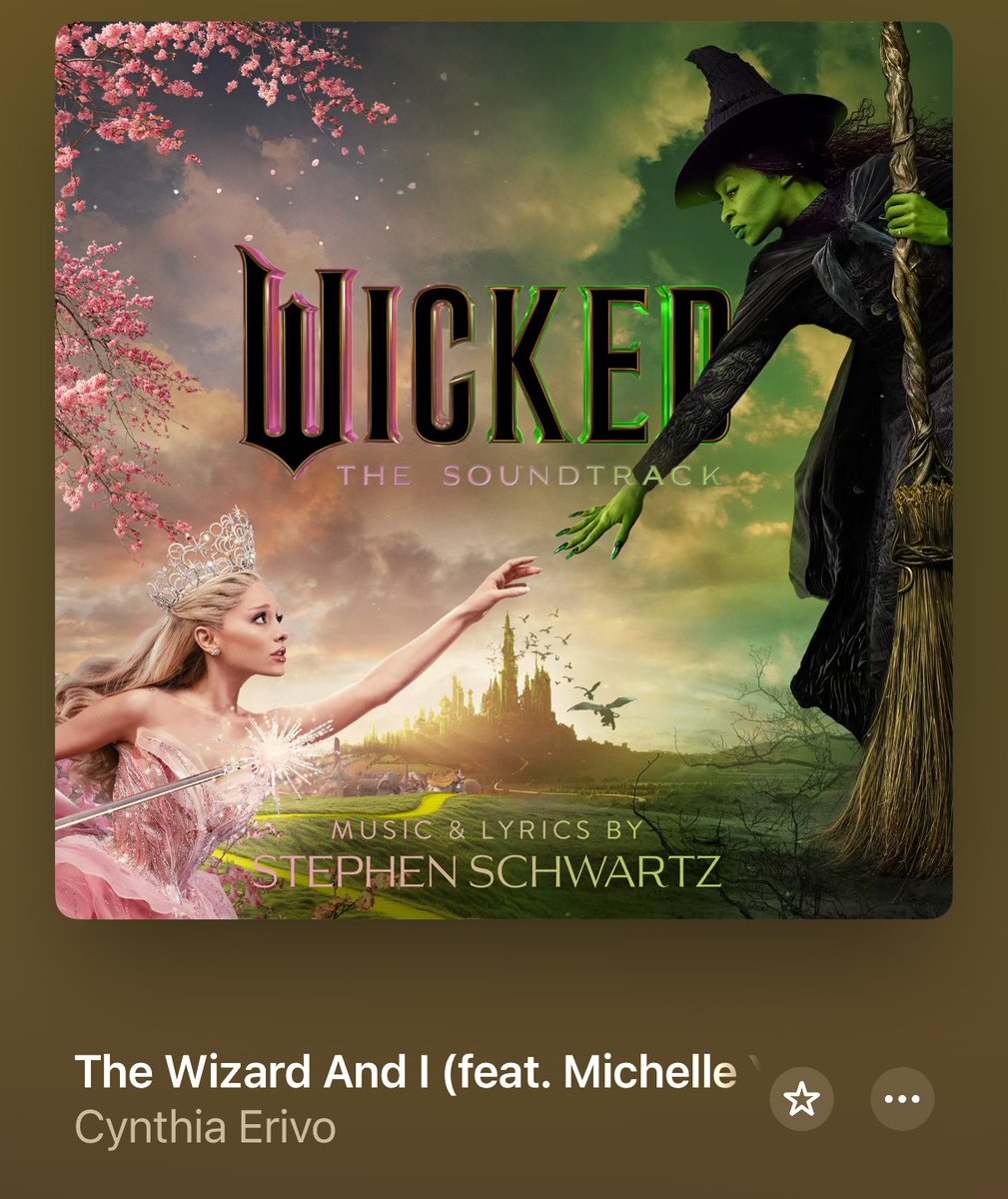 glindaupland's tweet photo. Cynthia Erivo…you are a once in a lifetime talent. 

This is phenomenal. Truly some of the best singing I have ever heard. https://t.co/1g9IOLPAlc