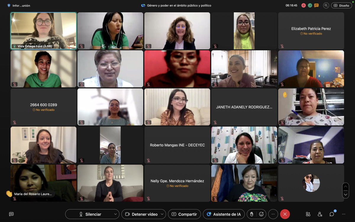 Durante esta sesión, las participantes reflexionaron sobre experiencias concretas y compartieron estrategias para enfrentar estos obstáculos. Juntas, trazamos un camino para que más mujeres ocupen y ejerzan el poder en el ámbito público de manera libre, solidaria y colectiva.