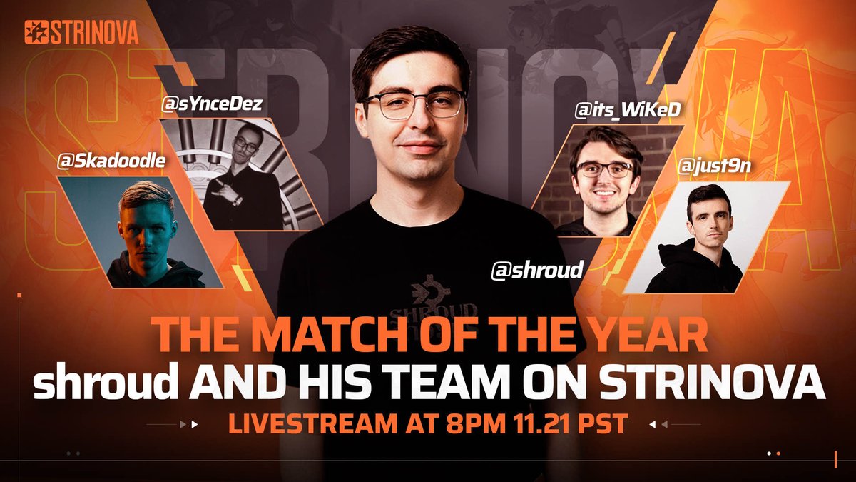 WHO’S READY FOR AN EPIC BATTLE? LET'S FREAKING GOOOOOOO!!!!!

Today 8PM PST – I’m gearing up for an unforgettable showdown of STRINOVA!

You won’t want to miss this! SEE YOU SOON.

 #Strinova #Stringification #OfficialLaunch strinova.link/4wh1rS #ad