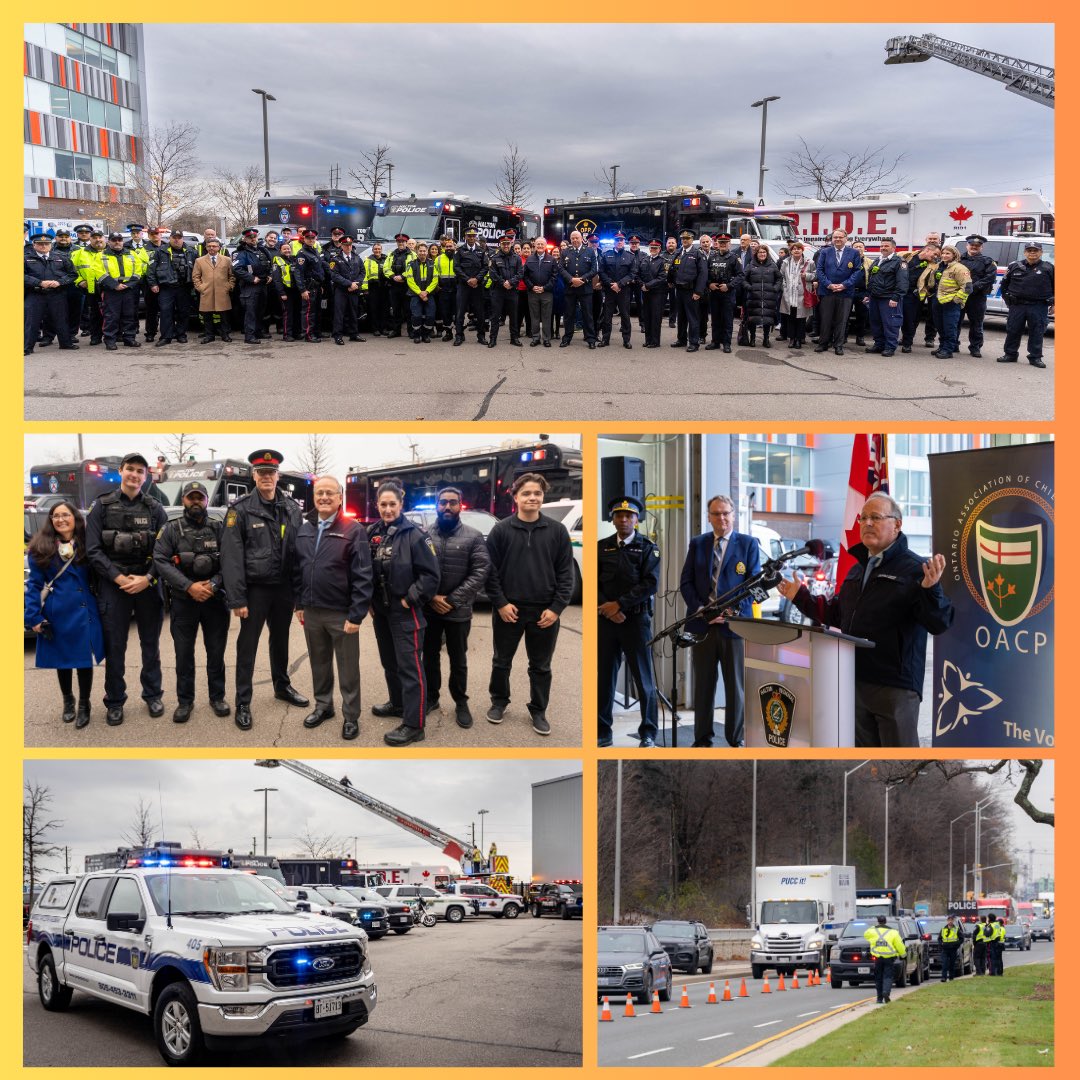PeelPolice's tweet photo. Earlier today, #PeelPolice joined @HaltonPolice who hosted @OACPOfficial, community partners &amp; police services to kick-off the 2024 Festive RIDE campaign. The annual campaign promotes traffic enforcement &amp; raises awareness about the many dangers associated with impaired driving. https://t.co/ngr7NKSMfe