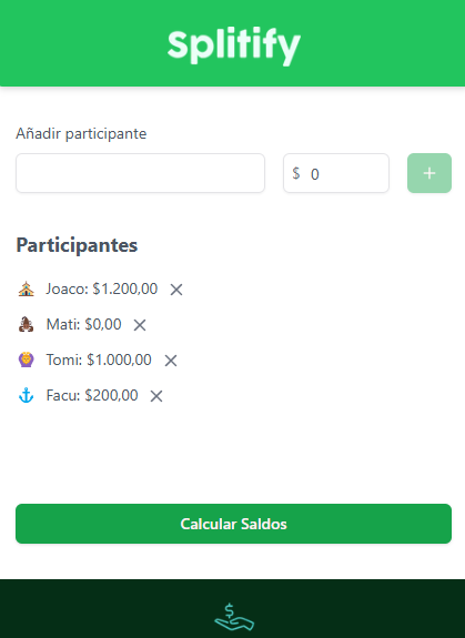 splitify_me's tweet photo. Hola Mundo!
🎉 Les presento mi nueva aplicación: https://t.co/0xKmhXeT8x 
🤑 Simplifica tus gastos en grupo con Splitify https://t.co/mzH4MmZvoP