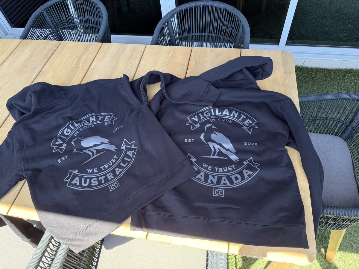 vigilant_labs's tweet image. New merch just dropped! Motorcycle club style