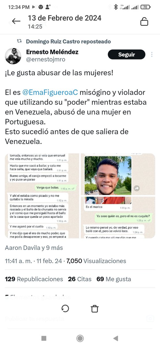 willrivas47's tweet photo. #CUQUITO apareciste? Recuerda que por acá te esperan. Si eres tan macha, pasa por GUANARE. Tu sabes porqué.
Dejo texto claro en la imágen.
Ah, #Inmundo si eres machito (porque misógino y asesino ya lo eres) mi pana el ministro los estará esperando.
#ElClanDeLosPerros https://t.co/crX76LxZJy