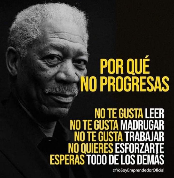 PORQUÉ NO PROGRESAS!