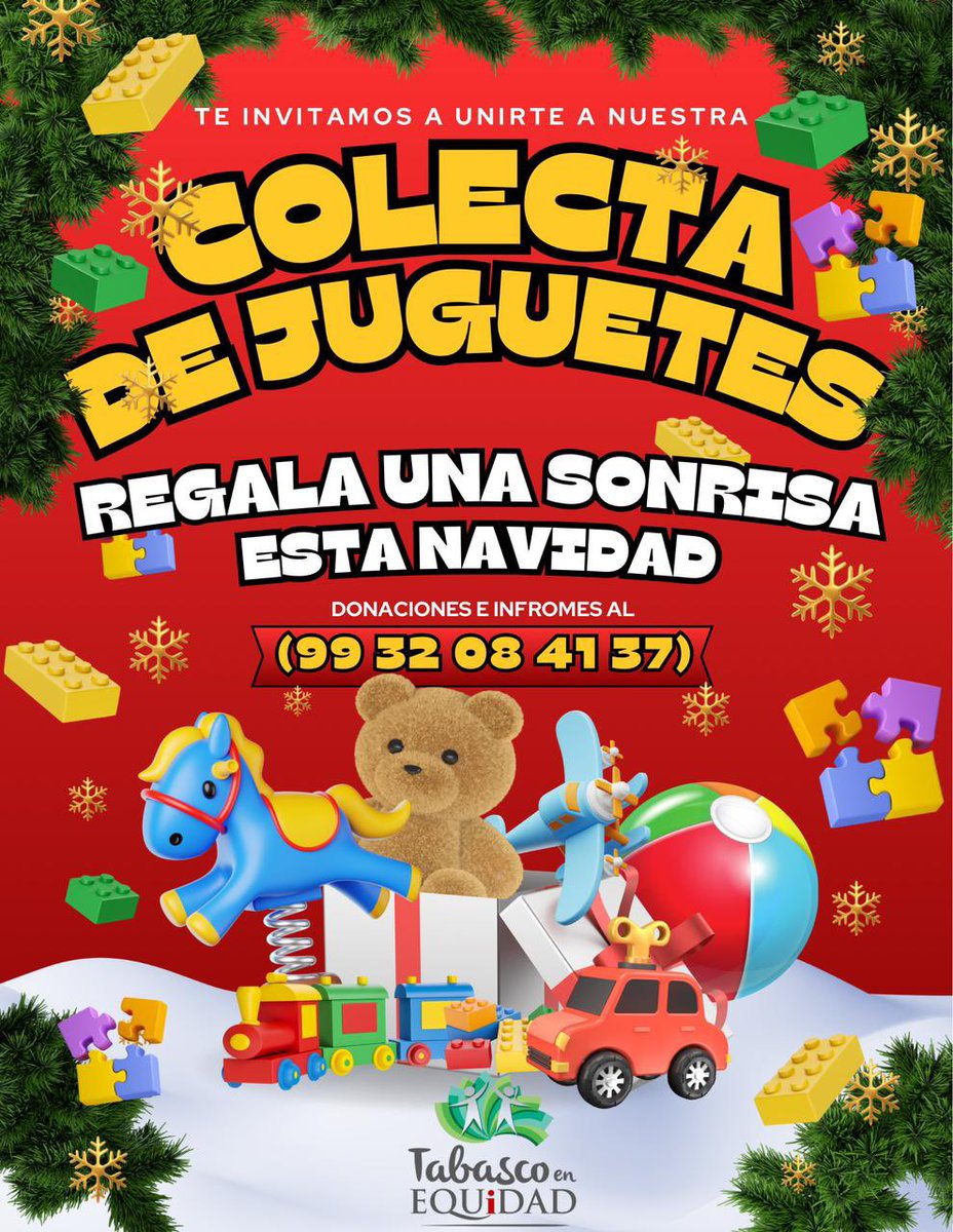 Únete a esta gran causa y regala sonrisas esta Navidad. Pueden ser juguetes o ropa nuevos o en buen estado. #LoHacemosTodos