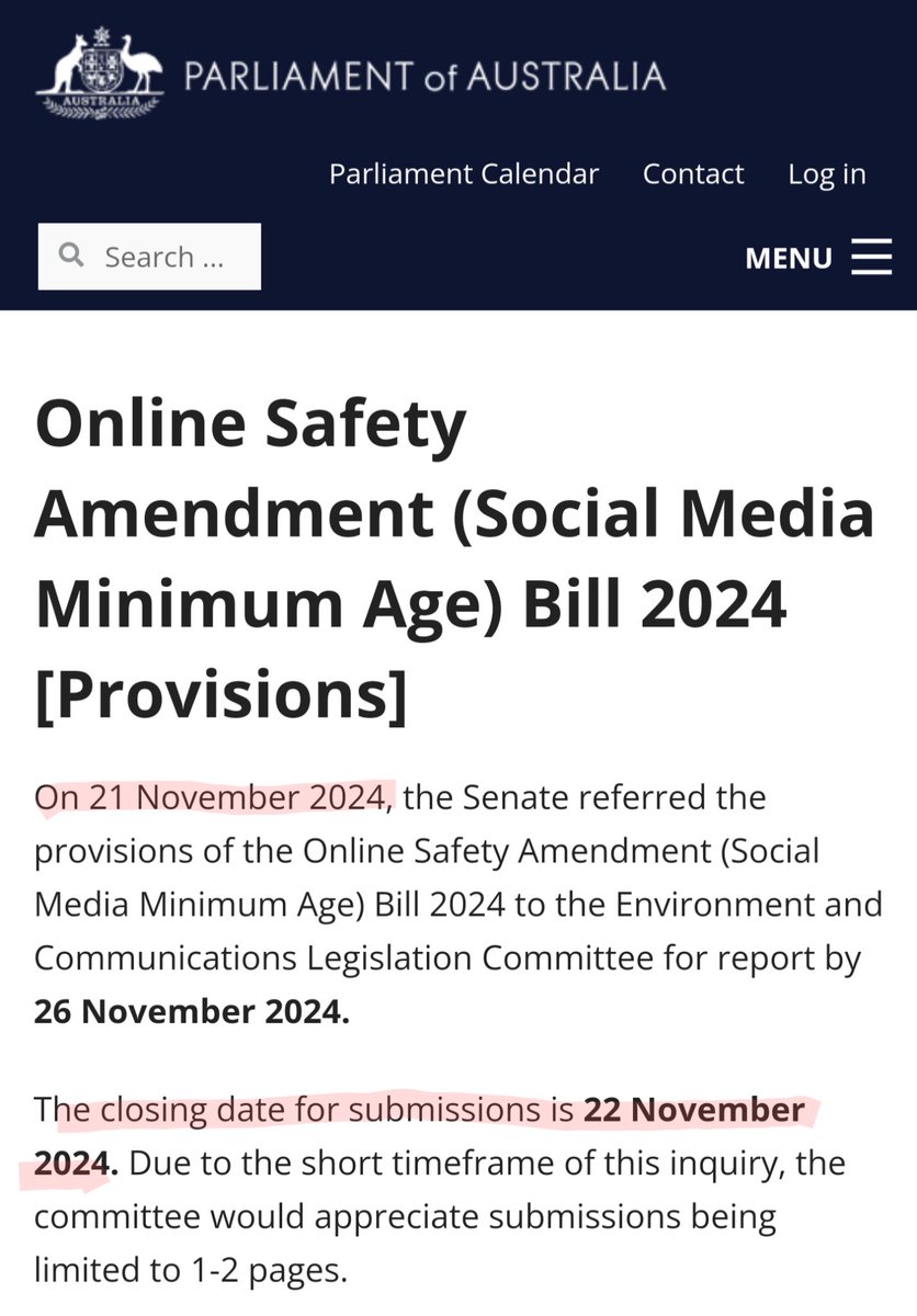 Government ramming through its social media ban for under 16s (with help from the opposition) requiring all Australians to verify their age or identity to access social media. Concerned? You should be. Because Aussies are given only 24 hours to voice their concerns! Shameful