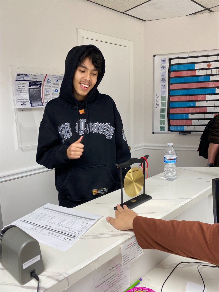 the_NNLC's tweet photo. HUGE shoutout to NNLC’s first YouthBuild student on passing his HiSET, and becoming a high school graduate🎊🎓 We cannot wait to see all that you accomplish! https://t.co/vIPpvFTFKj