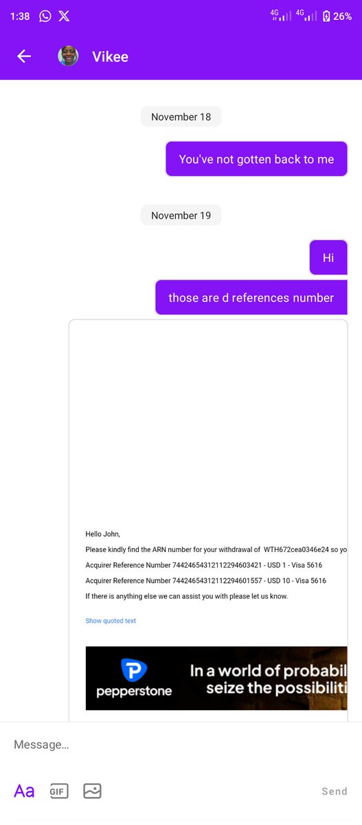 Johnadeholaz's tweet photo. @chippercashapp I was sent money for more than two weeks and as not reflect on my card without any explanation from chippercash https://t.co/iCVOPZUv2C