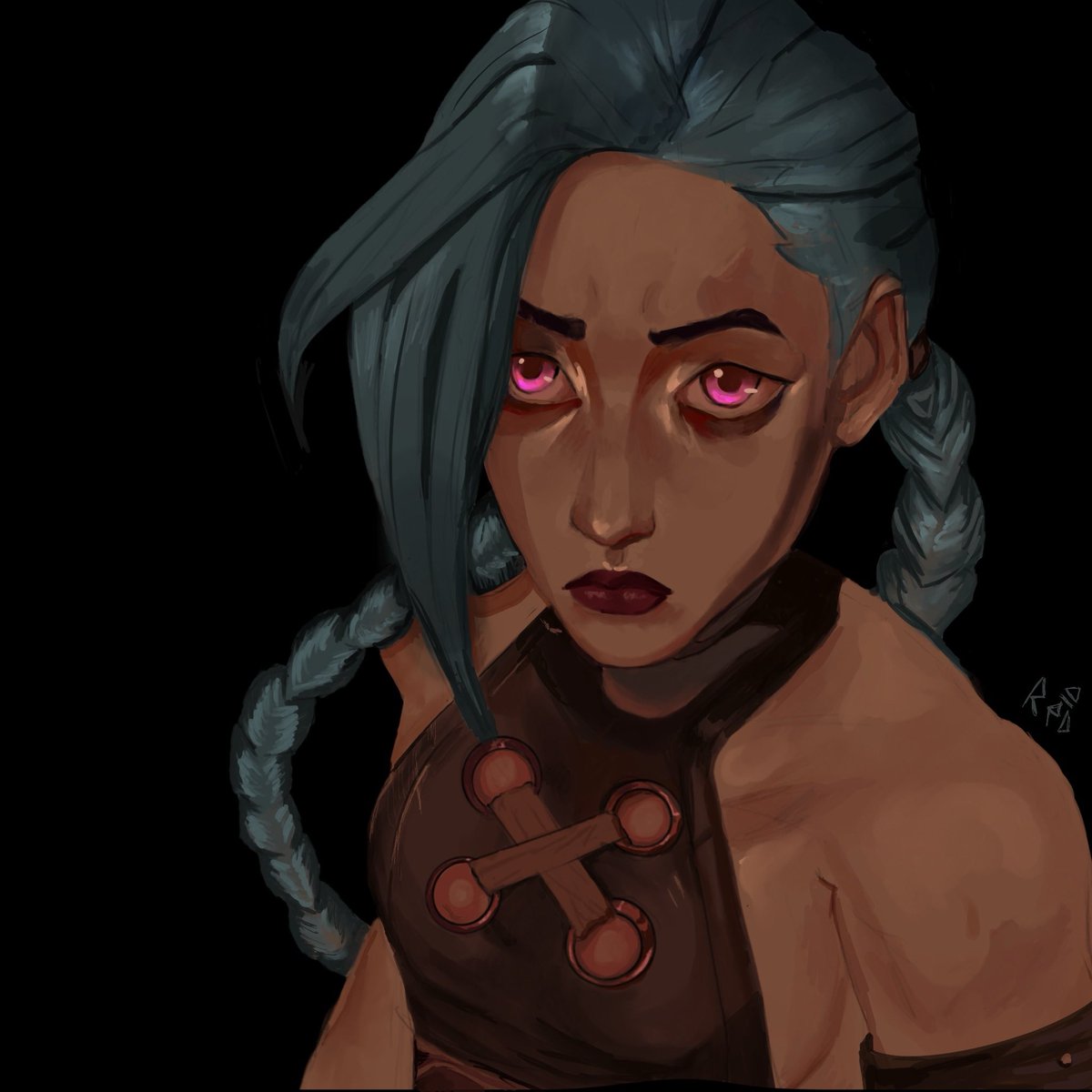 MagicalArtRed's tweet photo. For all the jinx lovers 💙Channeling her chaos and energy as it’s shown in Arcane. 
When you feel like giving up. Keep going. 

#jinxfanart #arcane #digitalart #art #arcaneart #jinxarcane #LeagueOfLegends https://t.co/ugijKNDBnM