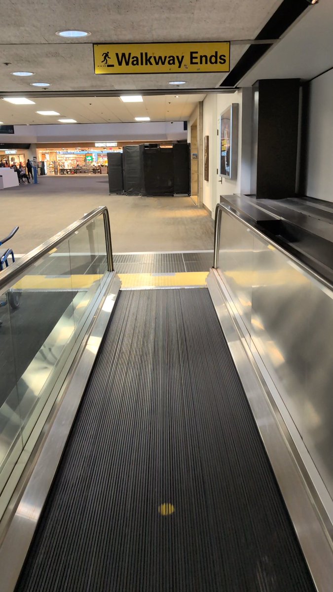 The bouncy walkways are forever gone from SFO. I'll miss walking down them with a literal bounce in my step.