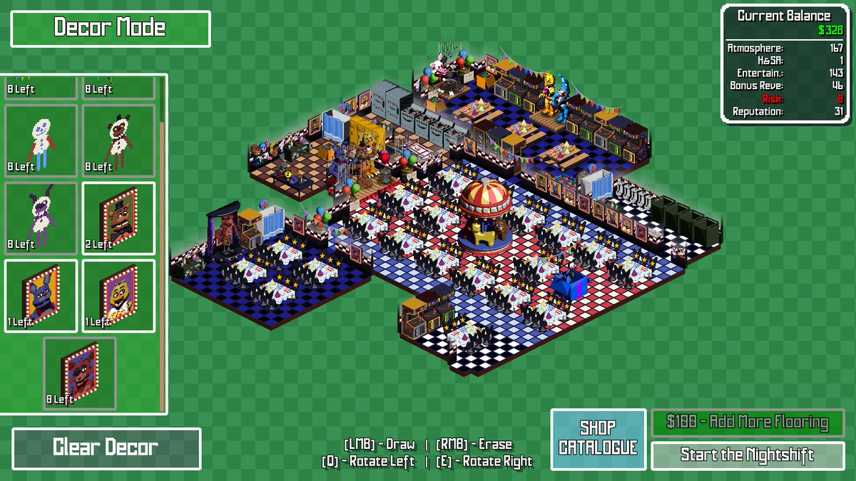 LordXaedin's tweet photo. Probably one of my Favorite FNAF games in awhile.
[also love the Tower Defense stuff as well, can't wait to see more of that. 💜🤎💛]

#FNAF #FanGame #FNaFEE #EngravedEstablishment https://t.co/qIMywKnuUV