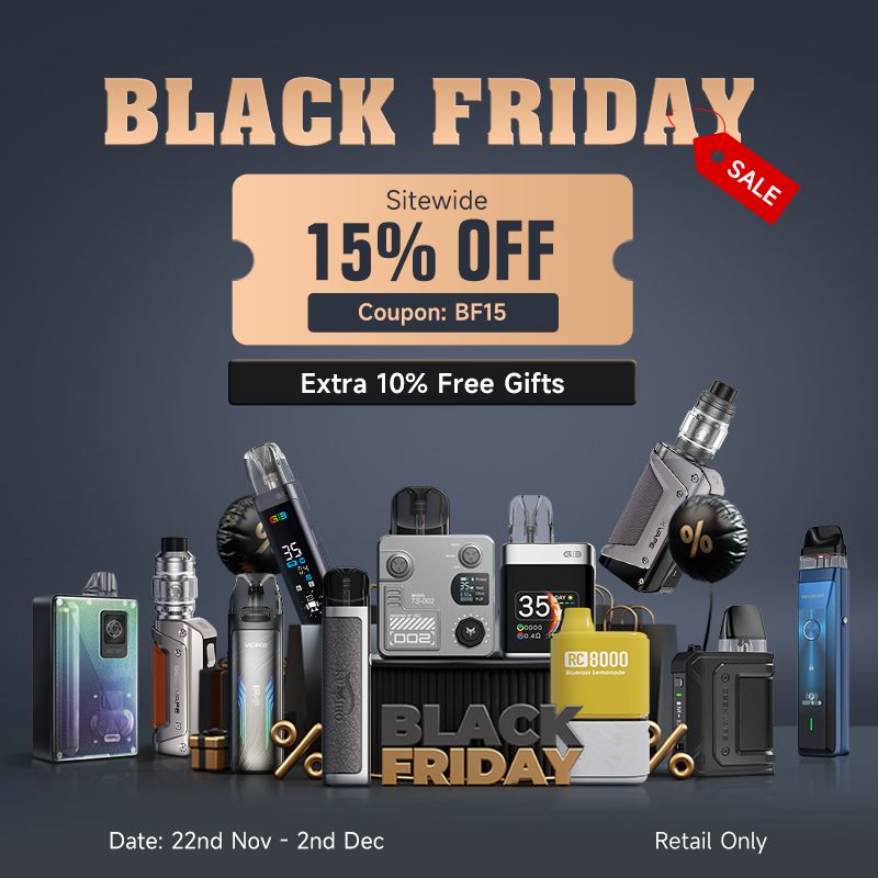 🌈🌈
🖤🖐️💨Healthcabin - Black Friday Sale 2024🔥👍

1️⃣15% OFF sitewide: BF15
2️⃣Extra 10% of free gifts
..
❗Retail ONLY
Date: 22nd Nov - 2nd Dec, 2024📆
>
More Details:👇
healthcabin.net/blog/black-fri…
Shop:👇
healthcabin.net
>
#healthcabin #blackfriday #blackfridaysale #vape