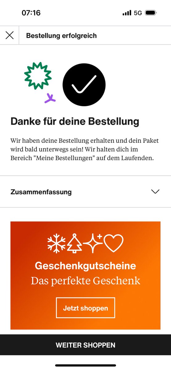 Wie ich es liebe wenn ich online einkaufe beim Bezahlen steht immer 0 € weil ein paar Nullen hier stets Gutscheine senden. Ich habe mir eine Kleinigkeit gegönnt. 50 €  Zalando dürfen wieder erstattet werden!