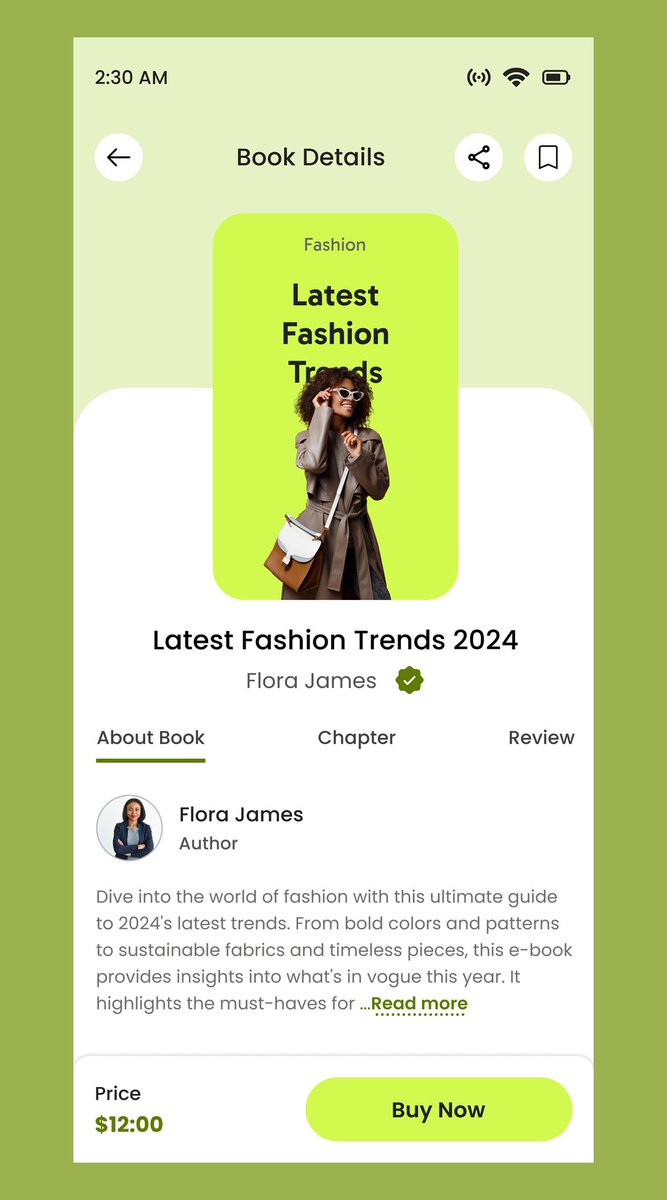 iam_tosin_'s tweet image. Just designed a Book Details Page for an e-book app, for modern readers who value aesthetics and functionality. Featuring vibrant visuals, clear navigation, and seamless usability to enhance the reader&apos;s experience. 
Thoughts? 
Let’s connect!

#UXDesign 
#EbookApp 
#ProductDesign