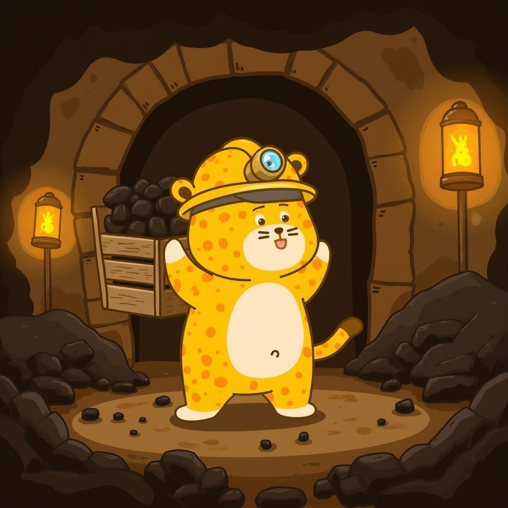 CCTKingdom's tweet photo. 🚀 "Mining Dreams, One Coin at a Time!" 🐆✨
The baby cheetah just dug up something special deep in the crypto caves!
⛏️ Who else is mining for their next big find?

 Drop your hidden gems in the comments below! 💎👇
#CryptoMining #BabyCheetah #MemeCoinHunt #NextBigThing https://t.co/jrz6xjhjTa