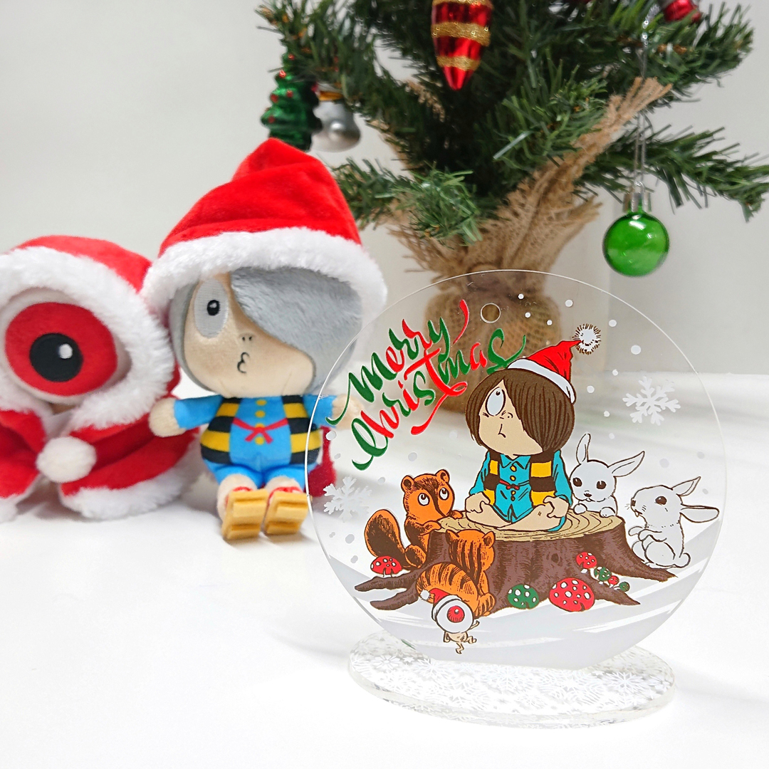 おうちで鬼太郎♪クリスマスセット」に入ってる オーナメントが可愛い