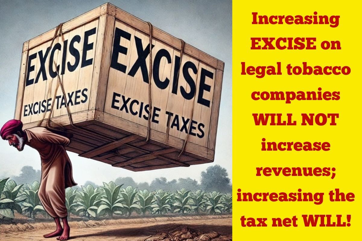 FTinTobacco's tweet image. The shadow economy thrives as illicit tobacco traders dodge taxes amounting to Rs. 300-330B. Legal businesses can't compete when they're taxed at 84%. It's time for #ExciseReform to level the playing field. 🚬💰 #RationalizeTobaccoExcise
