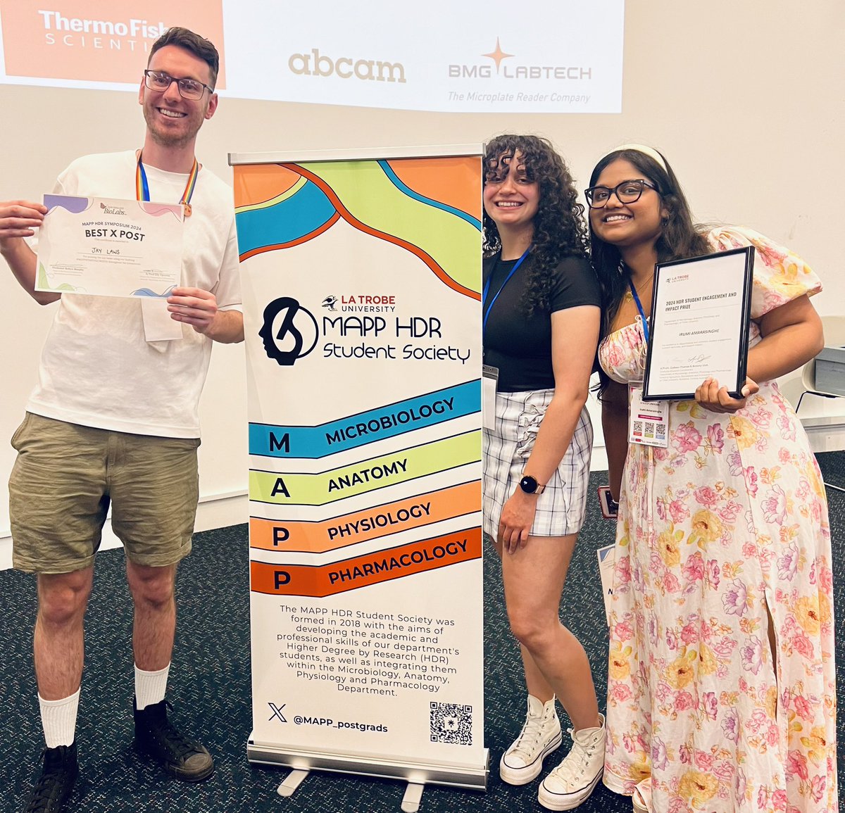 Helbig Lab (@helbiglab) on Twitter photo Congratulations to these superstars!! Communicating their science at the <a href="/MAPP_postgrads/">La Trobe MAPP Postgrads</a> and winning best talk, best poster and best tweet!! 🦠 Congratulations to these superstars!! Communicating their science at the <a href="/MAPP_postgrads/">La Trobe MAPP Postgrads</a> and winning best talk, best poster and best tweet!! 🦠