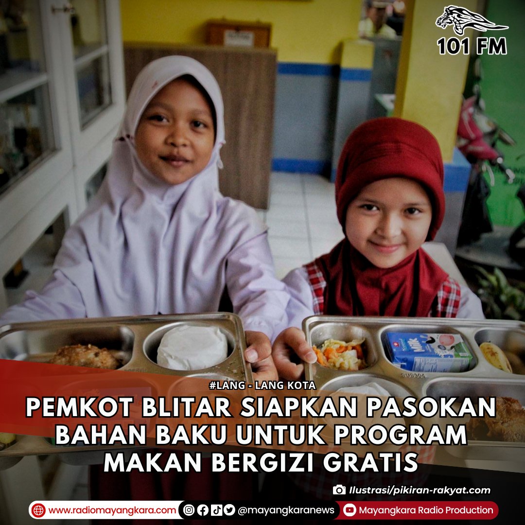 Untuk mendukung program makan bergizi gratis, Pemkot Blitar mulai persiapkan pasokan bahan baku. Diperkirakan kebutuhan setiap harinya mencapai lebih dari 2 ton.
instagram.com/p/DCqWP1DS8-R/…