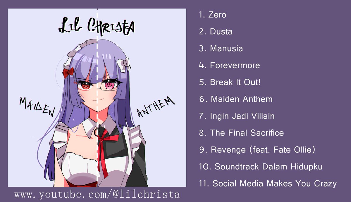 LilChrista666's tweet photo. First Album Playlist yeah 🔥>> https://t.co/N7nxZmGrzg

 #vtuber #vsinger #dnb #indonesia #edm #drumandbass #alternative #aesthetic #viral #twitter #youtube #tiktok #vtuberID #debut #anime #utaite #radio #vtuberuprising #subscribe #flstudio #twitch #album #rap #Music #metal #beat https://t.co/M9mTjCbd01
