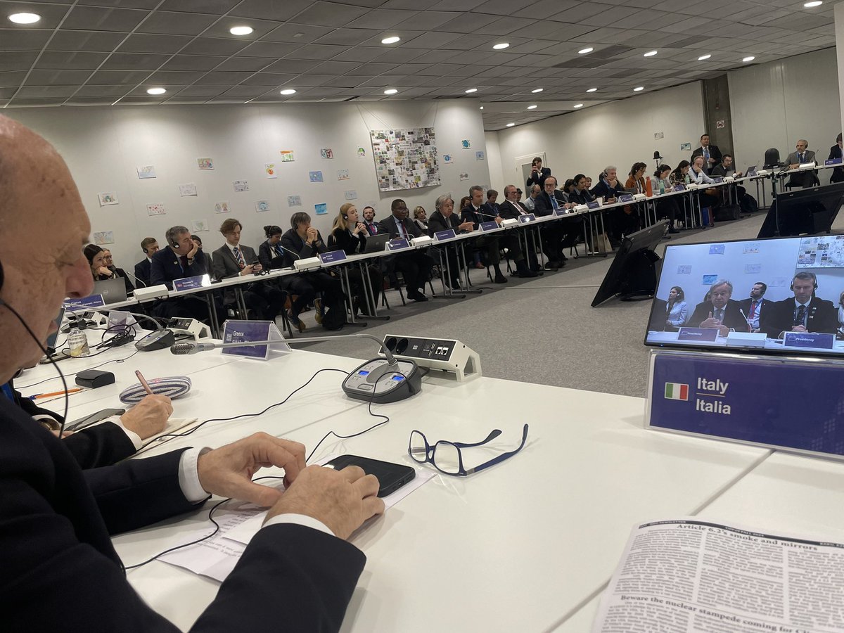 #COP29 , EU coordination with SG Guterres addressing Ministers ‘as citizen’, appeal to avoid divise north/south, talking of north, bigs, others. Appeal to an ambitious alliance, recalling also mitigation and adaption and their centrality as well.