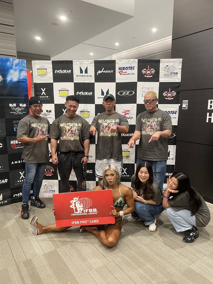 gasparijapan's tweet image. 獲ったどぉ〜💪
マッスルおりんりんおめでとう㊗️

みんな
おりんりんプロ
と呼びましょう🤭

#fwj #ifbbpro #筋トレ #フィギュア