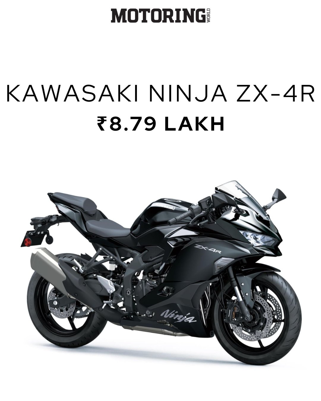 NINJA ZX-25R ZX-4R SE Street Back Step Blue Mifanaraka amin
