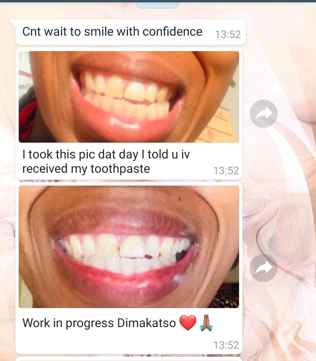 Lush_Beauty1's tweet photo. Ngidayisa amaToothpaste as a hustle
#SmileWithDima Get your Smile back 😊
AP 24 Whitening Fluoride Toothpaste will remove the stains and return your teeth to their natural colour.
Whatsapp 0749777590
Please retweet my hustle🙏🏾
Sol Phenduka | Pakistanis | Electricity https://t.co/uloFRHAmow