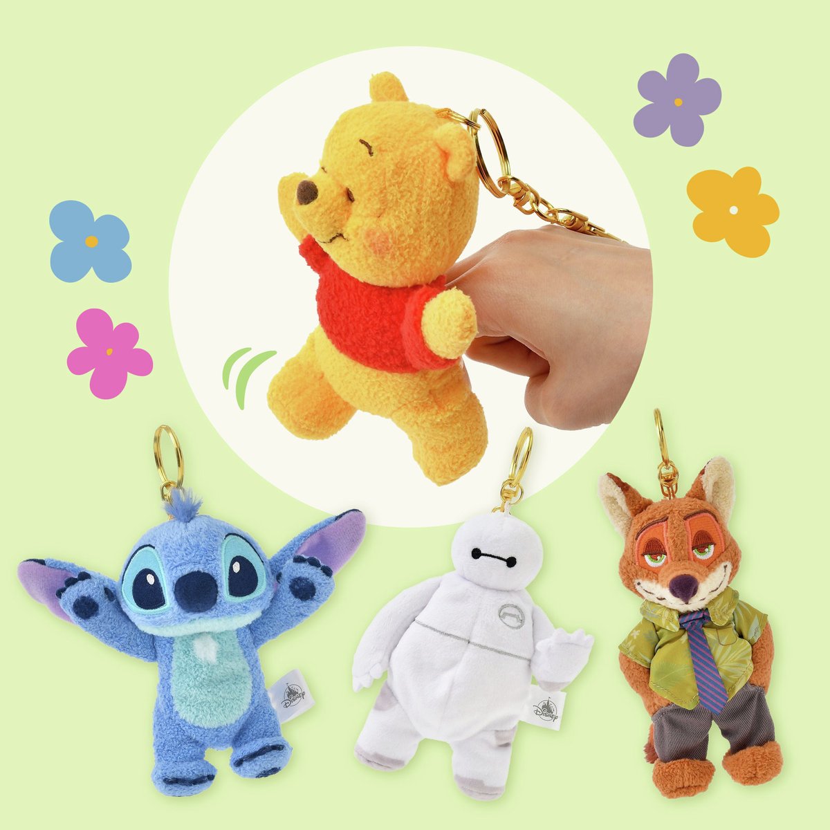 ♪∴‥∵♪ “とことこ”遊べる🎶 ぬいぐるみキーホルダーが登場