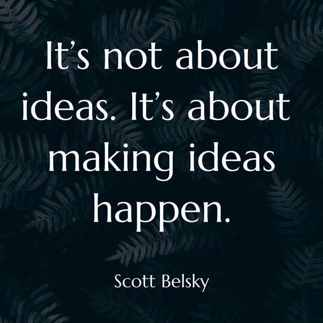 Great ideas are the starting point, but action is the engine that turns  them into success. Dream big, but  remember: execution is what separates thinkers from doers. 💡 

Start today. Your future self will thank you for making it happen. 🌟  

#TakeAction #EntrepreneurMindset