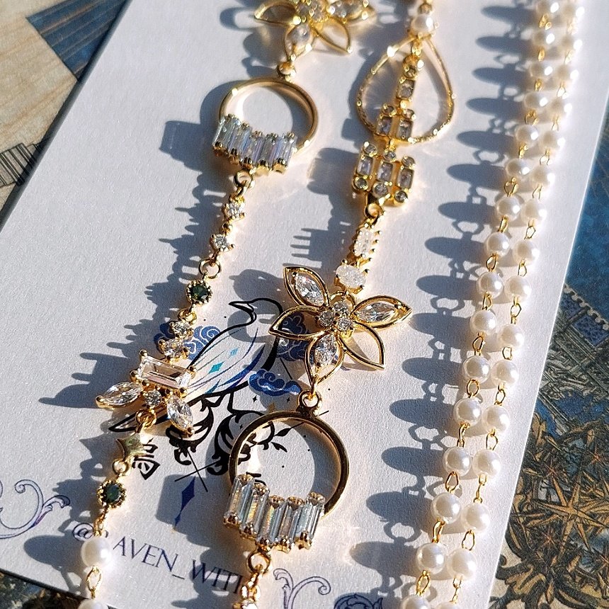 반지의 제왕 속 국가 중 하나인 로한의 공주 '에오윈'을 테마로 안경줄 커미션을 완료했습니다.