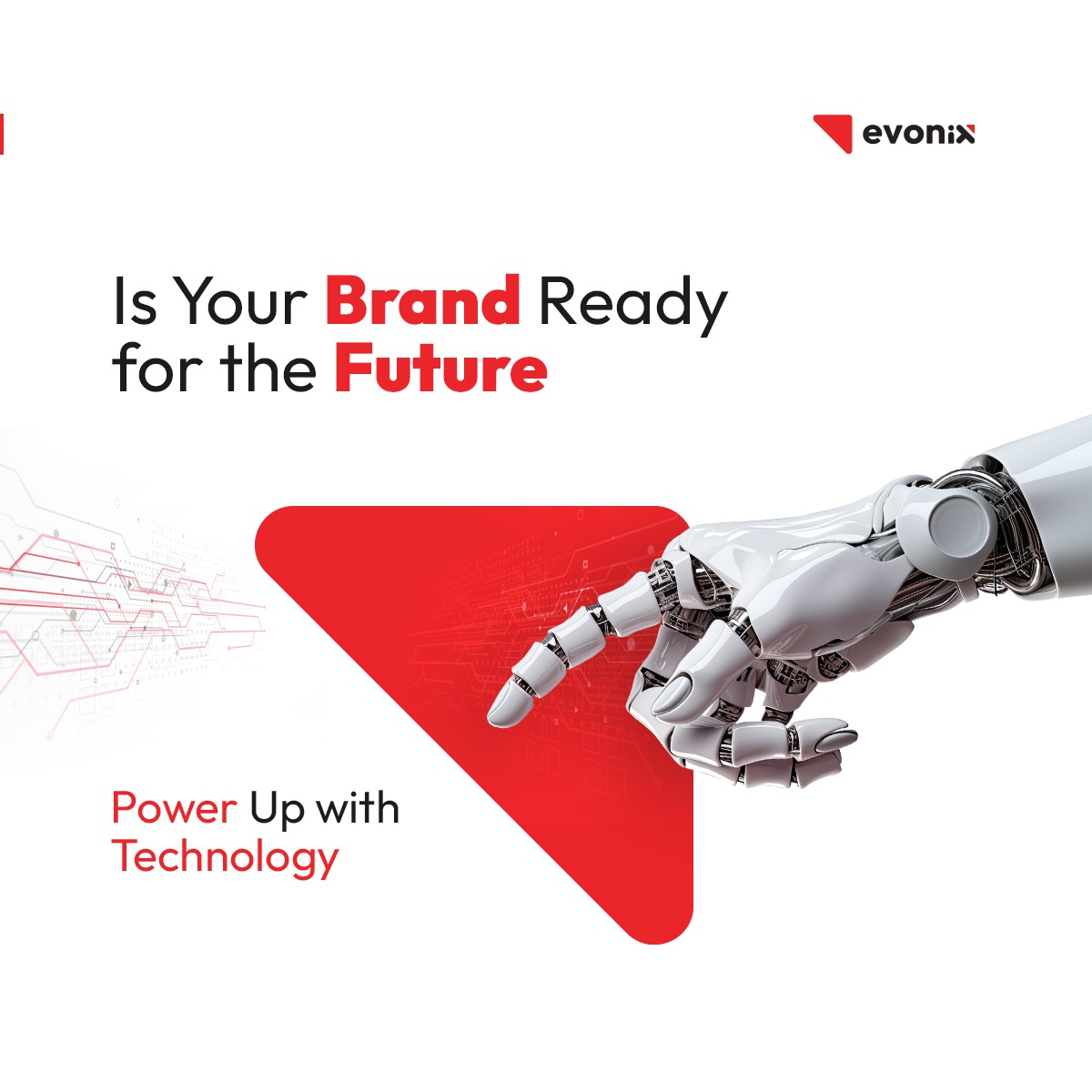 evonix_hq's tweet image. Is your brand ready to take on the future?
At Evonix, we combine cutting-edge technology with strategic innovation to power up your brand for tomorrow’s challenges.
Let’s shape the future together!
#CreativeInnovation #PowerOfTechnology #evonixtechnology #pune #Evonix