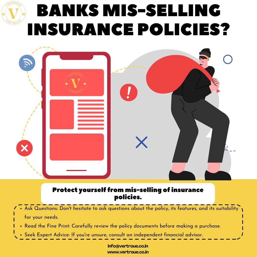 Vertrouehealth's tweet photo. ⚠️#Banks pushing bad #insurance policies? It's happening! ⚠️

#Misselling can lead to:
💀 #Financialloss 
💔 #Brokentrust 
😭 Wrongfully #rejectedclaims
Vertroue can help you fight back!  

#MisSelling #ClaimDenied #Vertroue 💪#IRDAI #INDvsAUS #AdaniGroupStocks #KLRahul #BGT2025 https://t.co/nHsiHldaGe