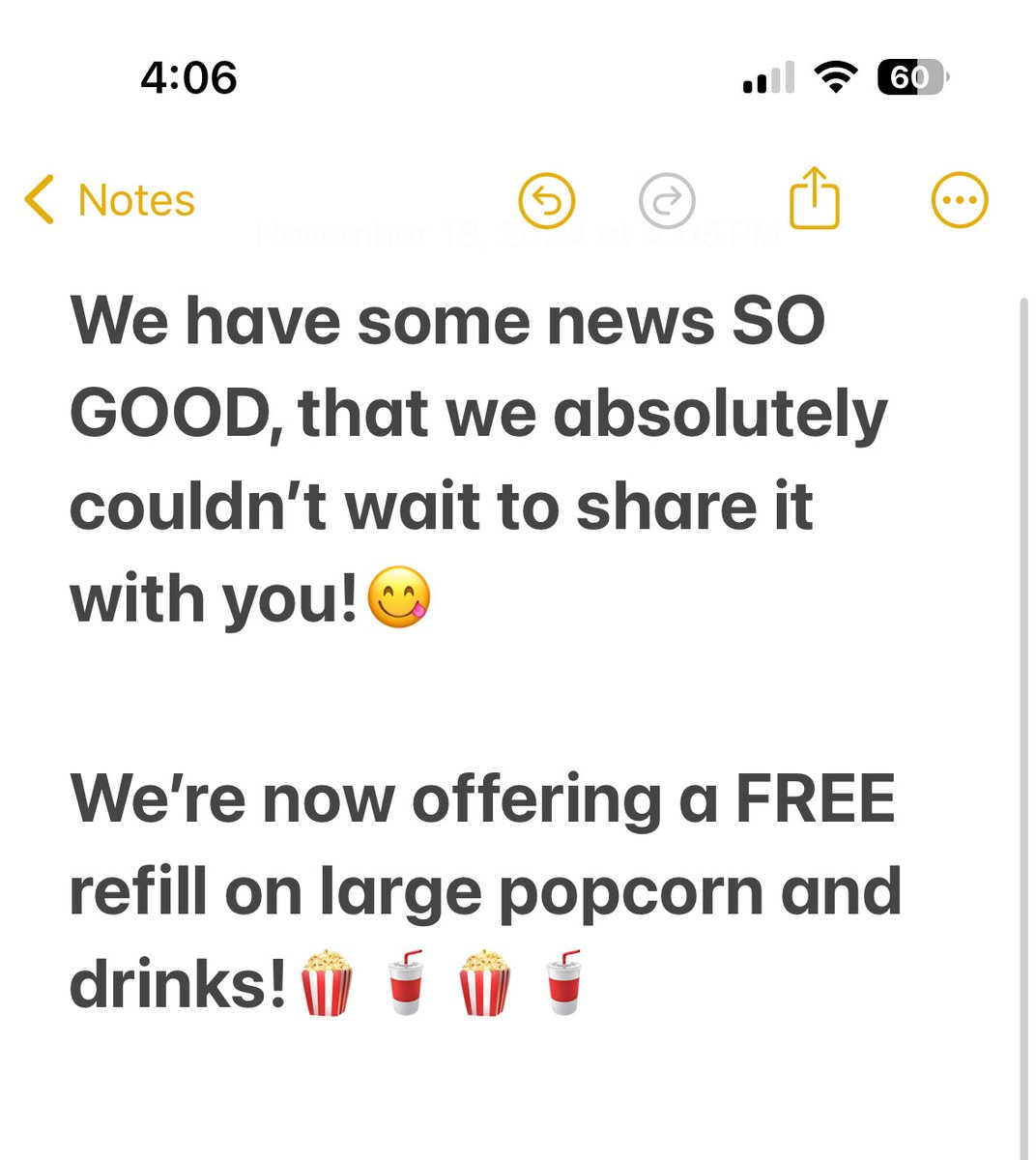 Cineplex tweet media